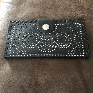 Larger black wallet/clutch